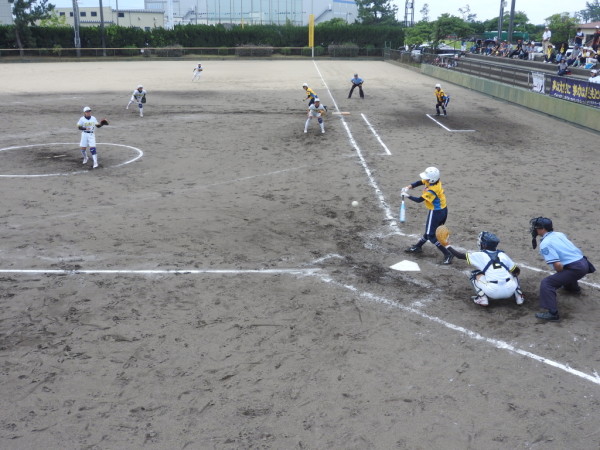 第67回石川県中学校ソフトボール大会 1回戦（根上　対　高松戦）